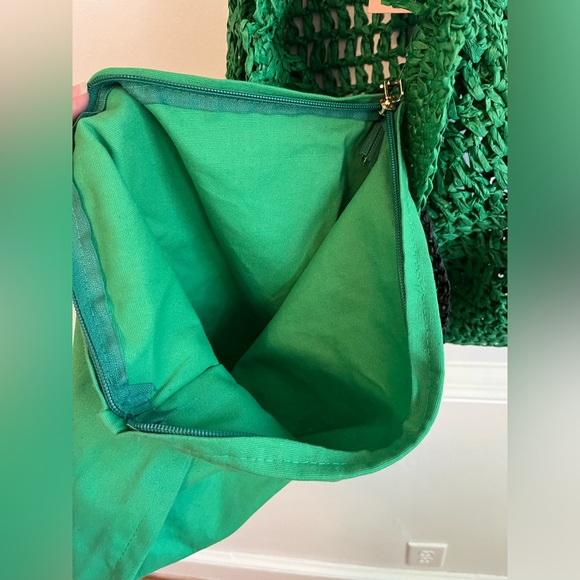 NWT E N EXPRESSIONS Woven Boho Tote Bag Vegan - Picture 12 of 13